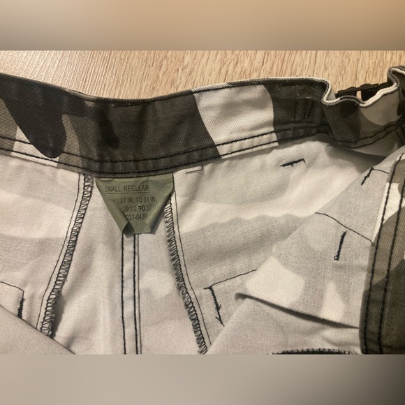 Camo utility pants, white/dark green - Picture 5 of 5